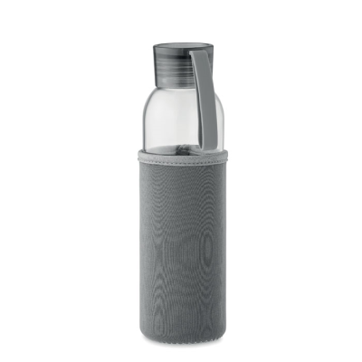 Picture of RECYCLED GLASS BOTTLE 500 ML in Grey