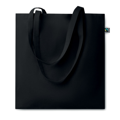 Picture of FAIRTRADE SHOPPING BAG 140G in Black.