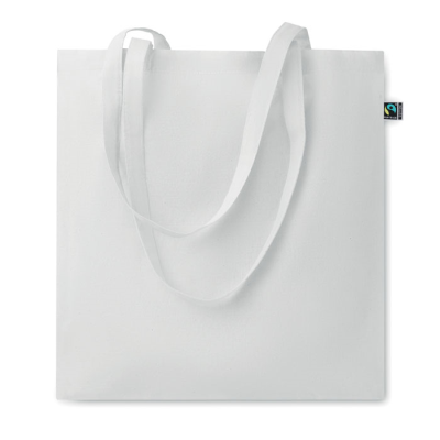 Picture of FAIRTRADE SHOPPING BAG 140G in White.