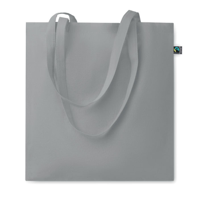 Picture of FAIRTRADE SHOPPING BAG 140G in Grey.