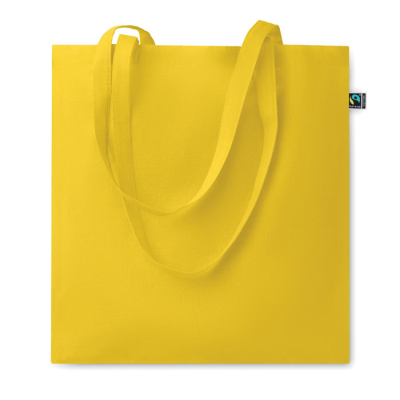 Picture of FAIRTRADE SHOPPING BAG 140G in Yellow.