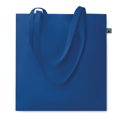 Picture of FAIRTRADE SHOPPING BAG 140G in Blue