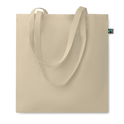 Picture of FAIRTRADE SHOPPING BAG 140G in White.