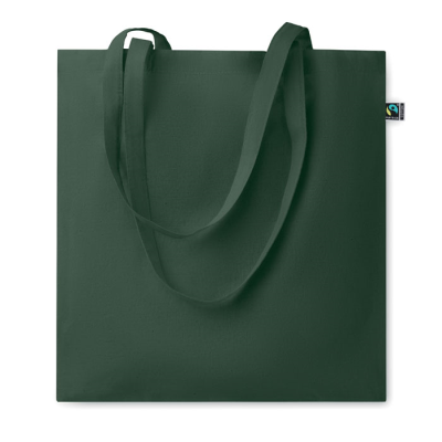 Picture of FAIRTRADE SHOPPING BAG 140G in Green.