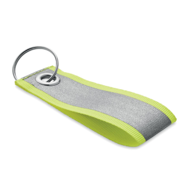 Picture of REFLECTIVE KEYRING in Yellow