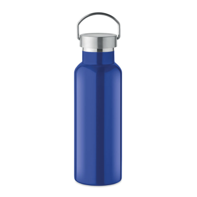 Picture of DOUBLE WALL BOTTLE 500 ML in Blue.