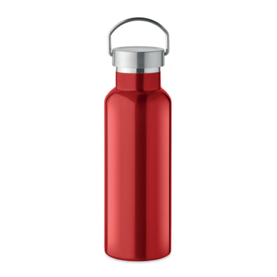 Picture of DOUBLE WALL BOTTLE 500 ML in Red.