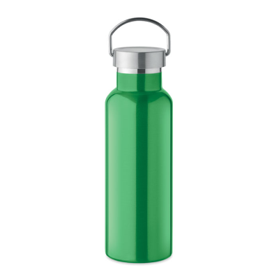 Picture of DOUBLE WALL BOTTLE 500 ML in Green.