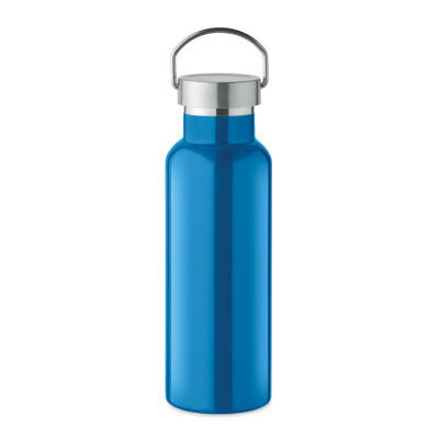 Picture of DOUBLE WALL BOTTLE 500 ML in Blue.
