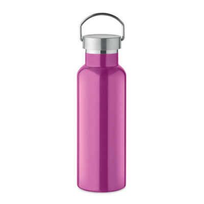 Picture of DOUBLE WALL BOTTLE 500 ML in Pink.