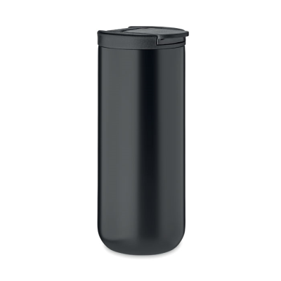 Picture of DOUBLE WALL BOTTLE 330ML in Black.