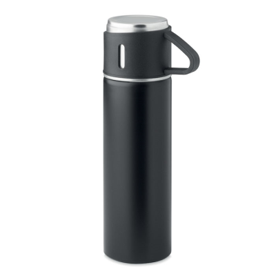 Picture of DOUBLE WALL BOTTLE 420 ML in Black.