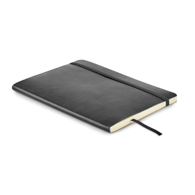 Picture of A5 RECYCLED NOTE BOOK in Black.