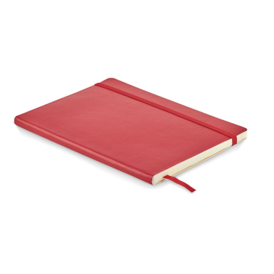 Picture of A5 RECYCLED NOTE BOOK in Red.