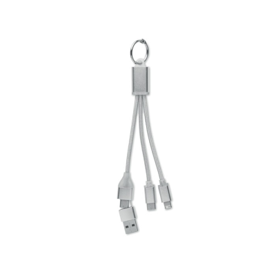 Picture of 4 in 1 Charger Cable Type C in Silver.