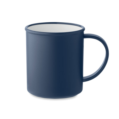 Picture of REUSABLE MUG 300 ML in Blue.