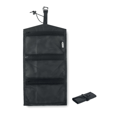 Picture of 210RPET TRAVEL CABLE ORGANIZER in Black.
