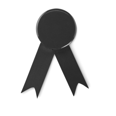Picture of RIBBON STYLE BADGE PIN in Black