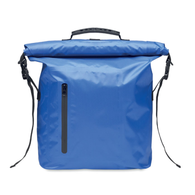 Picture of RPET WATERPROOF ROLLTOP BAG in Blue