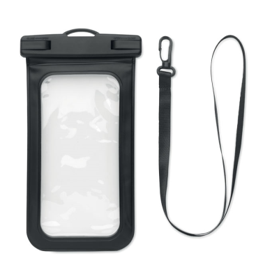 Picture of WATERPROOF SMARTPHONE POUCH in Black.