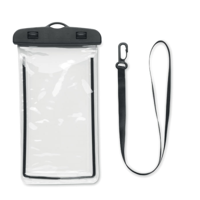 Picture of WATERPROOF SMARTPHONE POUCH in Black.