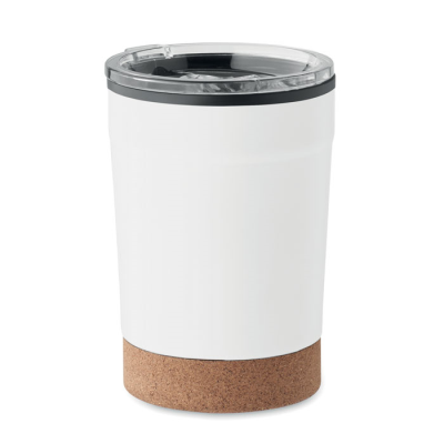 Picture of DOUBLE WALL TUMBLER 300ML in White.