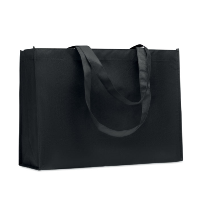 Picture of RPET NON-WOVEN SHOPPER TOTE BAG in Black