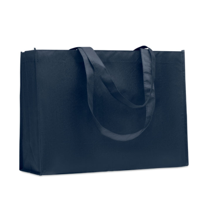 Picture of RPET NON-WOVEN SHOPPER TOTE BAG in Blue.