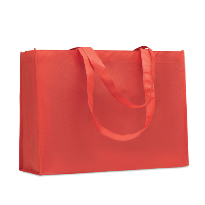 Picture of RPET NON-WOVEN SHOPPER TOTE BAG in Red