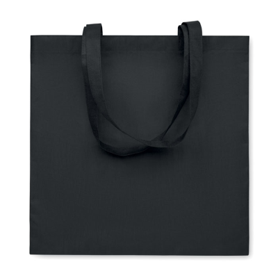 Picture of RPET NON-WOVEN SHOPPER TOTE BAG in Black