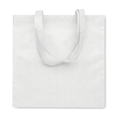 Picture of RPET NON-WOVEN SHOPPER TOTE BAG in White