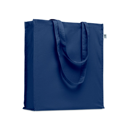 Picture of ORGANIC COTTON SHOPPER TOTE BAG in Blue