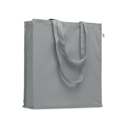 Picture of ORGANIC COTTON SHOPPER TOTE BAG in Grey