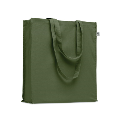 Picture of ORGANIC COTTON SHOPPER TOTE BAG in Green