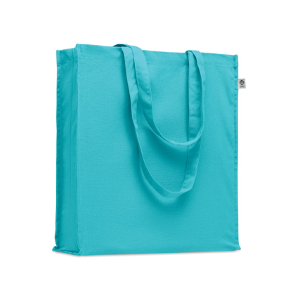 Picture of ORGANIC COTTON SHOPPER TOTE BAG in Blue