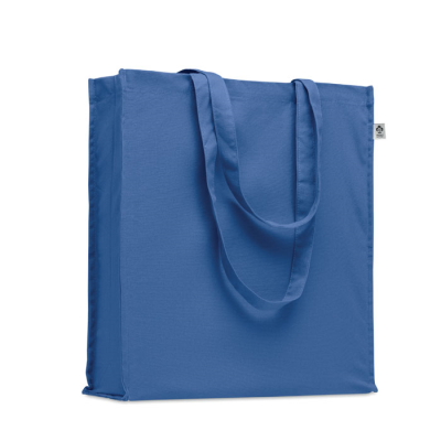 Picture of ORGANIC COTTON SHOPPER TOTE BAG in Blue