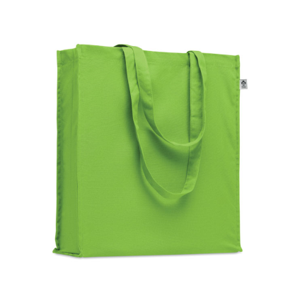 Picture of ORGANIC COTTON SHOPPER TOTE BAG in Green.