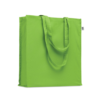 Picture of ORGANIC COTTON SHOPPER TOTE BAG in Green