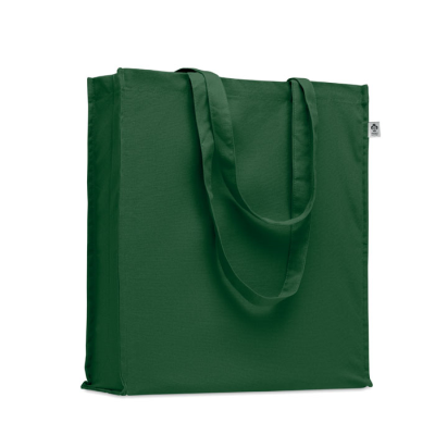 Picture of ORGANIC COTTON SHOPPER TOTE BAG in Green