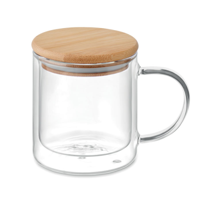 Picture of DOUBLE WALL BOROSILICATE MUG in White