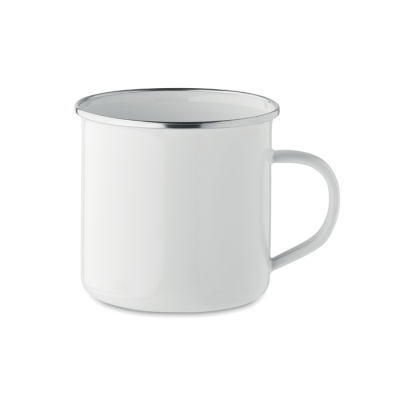 Picture of ENAMEL LAYER SUBLIMATION MUG in White