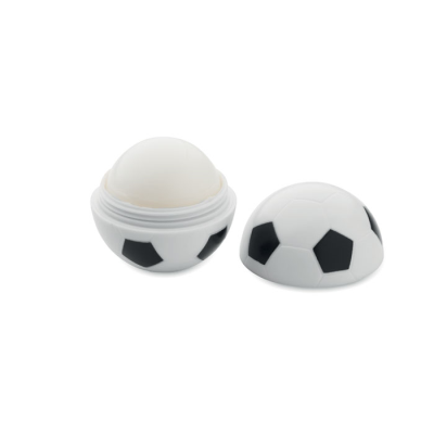 Picture of LIP BALM in Football Shape in Black.