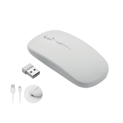 Picture of RECHARGEABLE CORDLESS MOUSE in White.