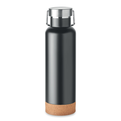 Picture of DOUBLE WALL BOTTLE 500ML in Black.