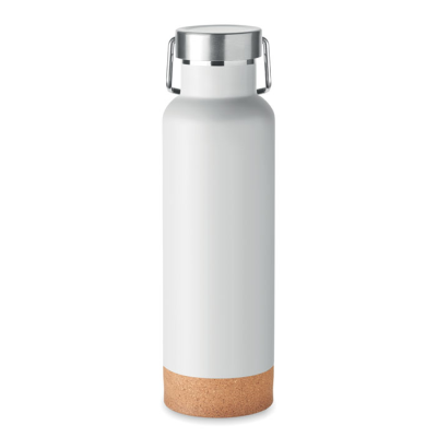 Picture of DOUBLE WALL BOTTLE 500ML in White.
