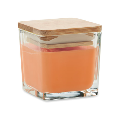 Picture of SQUARED FRAGRANCE CANDLE 50GR in Orange