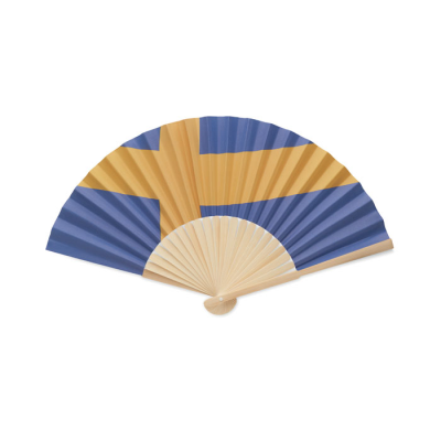 Picture of MANUAL FAN FLAG DESIGN in Blue