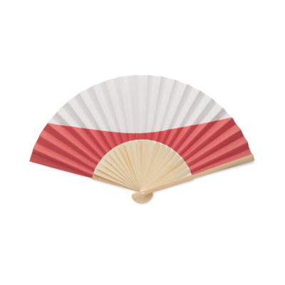 Picture of MANUAL FAN FLAG DESIGN in White.