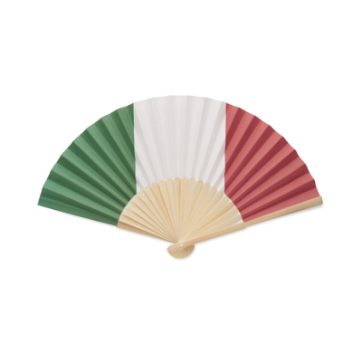 Picture of MANUAL FAN FLAG DESIGN in Green.