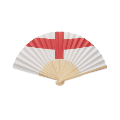 Picture of MANUAL FAN FLAG DESIGN in White.